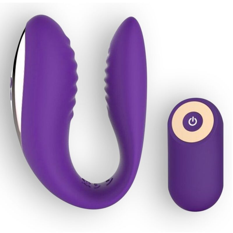 Flower lila-rádiós, vízálló, akkus párvibrátor.