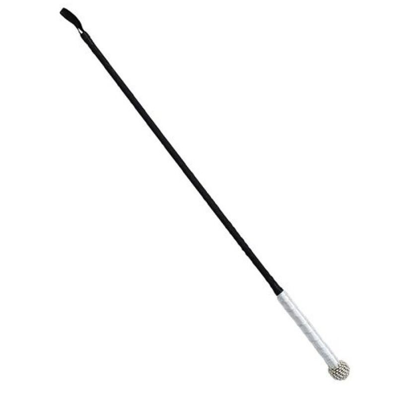 Lovaglópálca-strasszos fogantyúval.