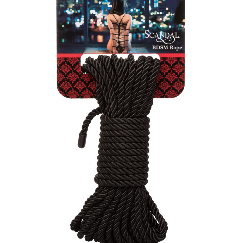 Scandal BDSM kötél 10M. Fekete