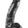 All Black Dildo 27cm.