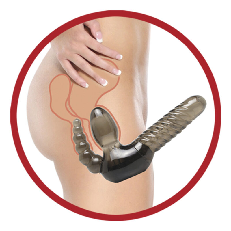 Strapless Strap-On with Anal Stimul.