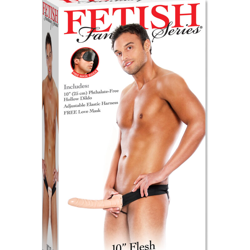 HOLLOW STRAP-ON FLESH-25cm.