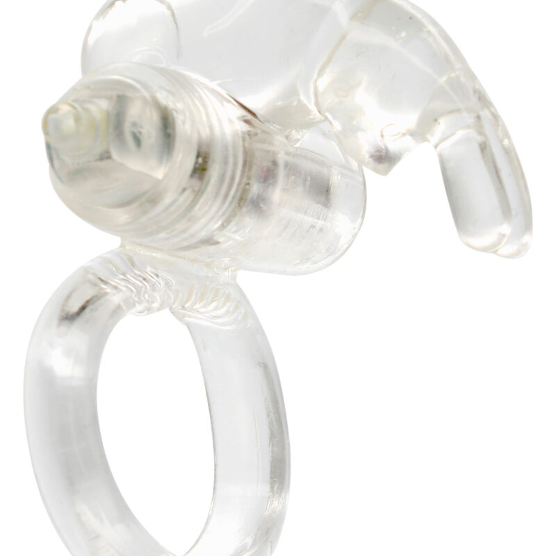 RABBIT Vibrátoros Cockring Átlátszó