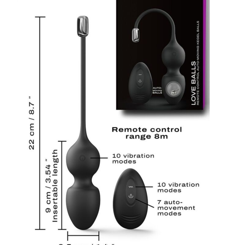 DORCEL Love balls,távirányítós,akkus.