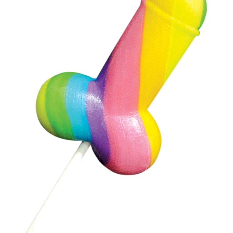 Rainbow pénisz nyalóka.