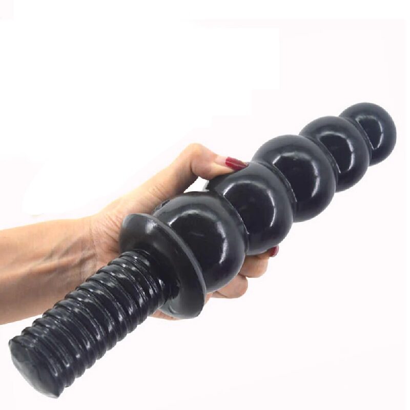 Anál gömbös zselés tágító-28cm.