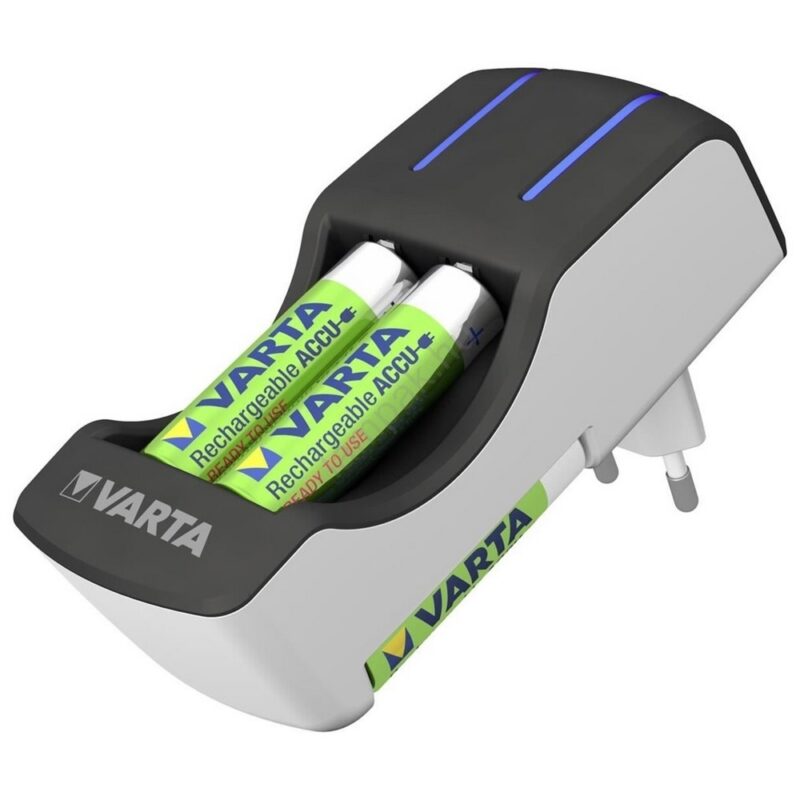 Varta Elemtöltő+4db AA 2100mAh akku.