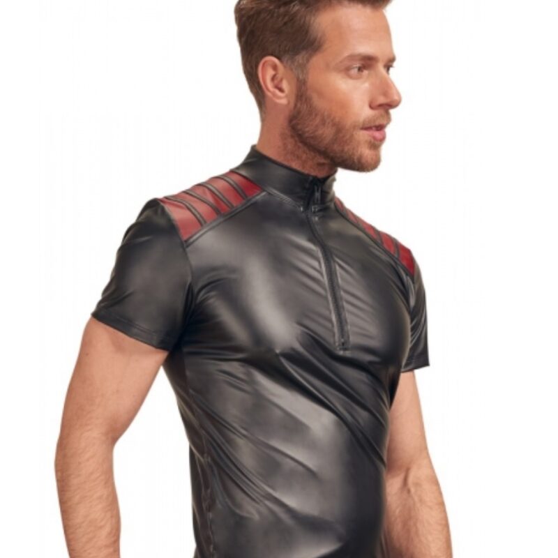 VEGA T-shirt Black-Red. Méret:M