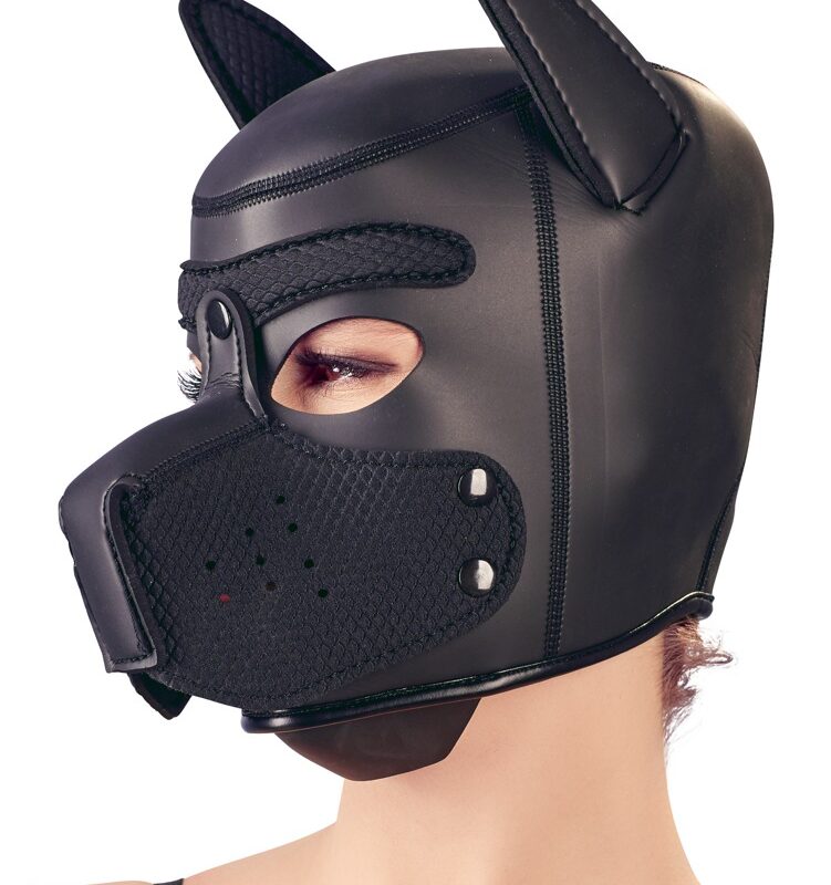 Neoprén női kutya maszk.