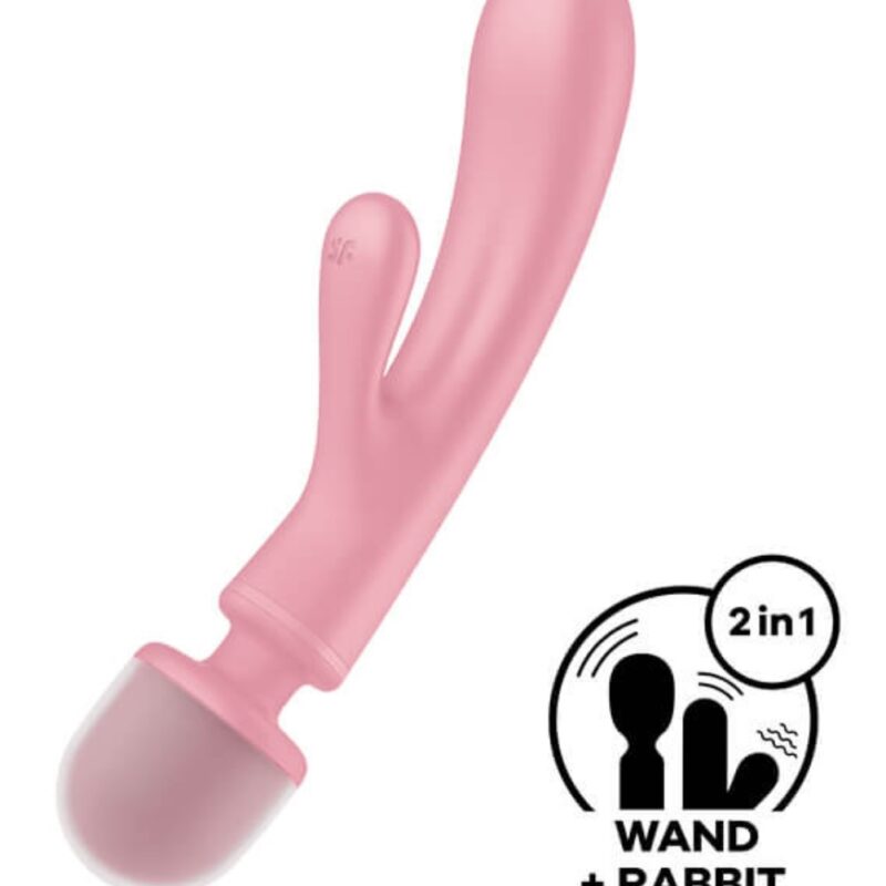 Satisfyer Triple Lover - G-pont és masszírozó vibrátor,akkus.