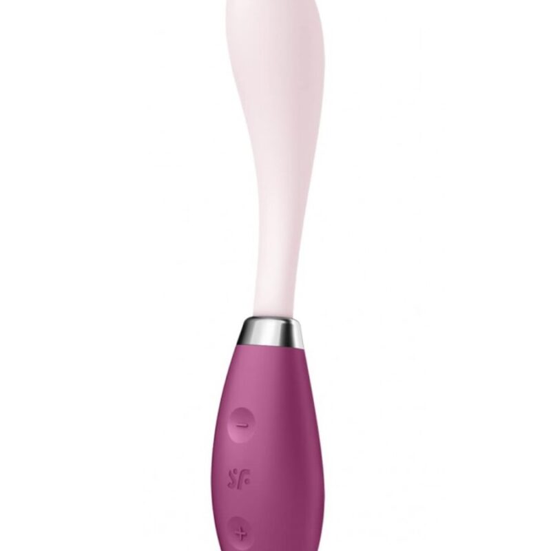 Satisfyer G-Spot Flex 3 - akkus G-pont vibrátor,pink-bordó.