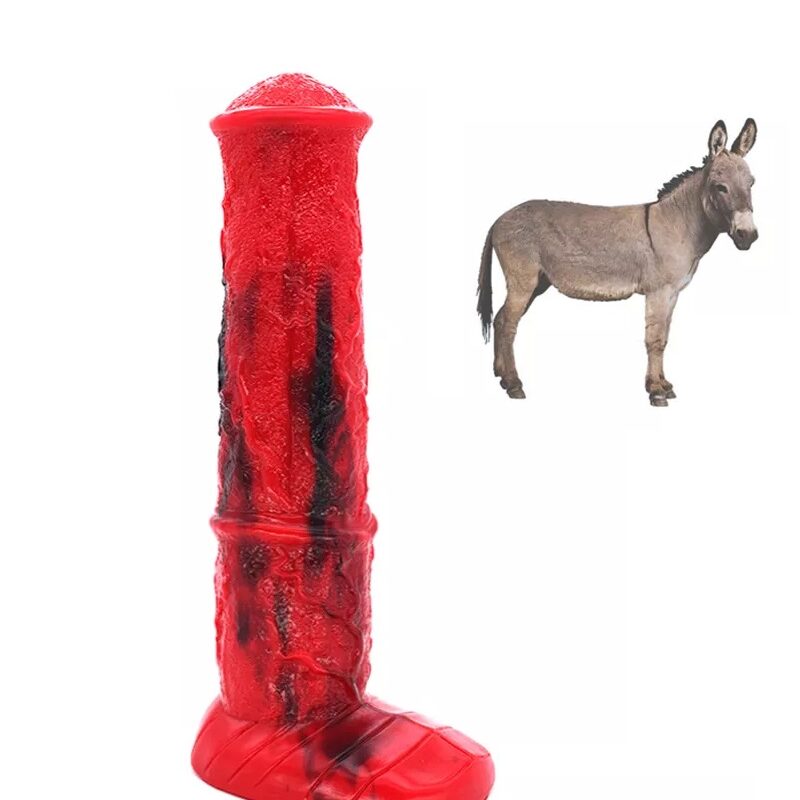 Szamár piros -29cm.