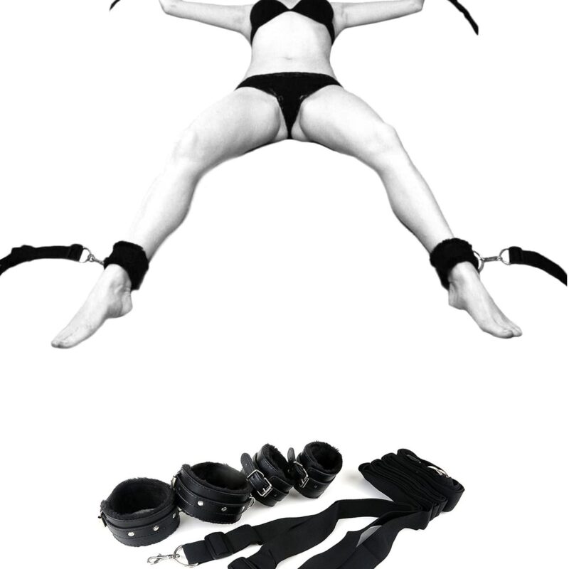 Miami ágybetéthez rögzítő bondage szett.
