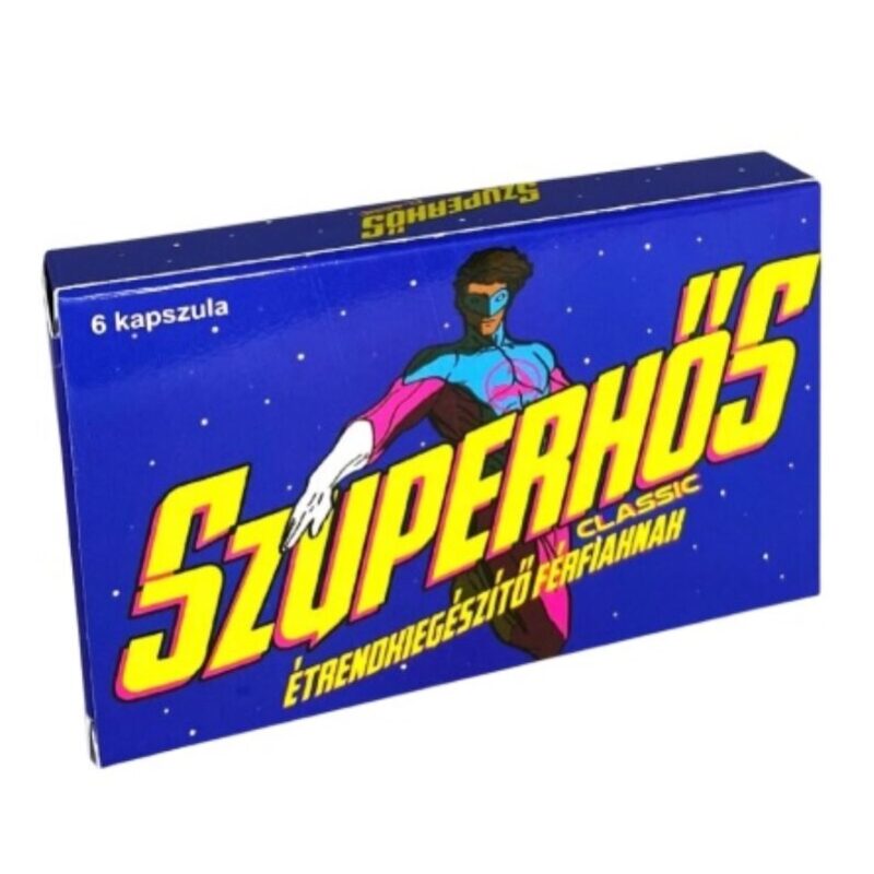 Szuperhős - 6db kapszula - alkalmi potencianövelő.