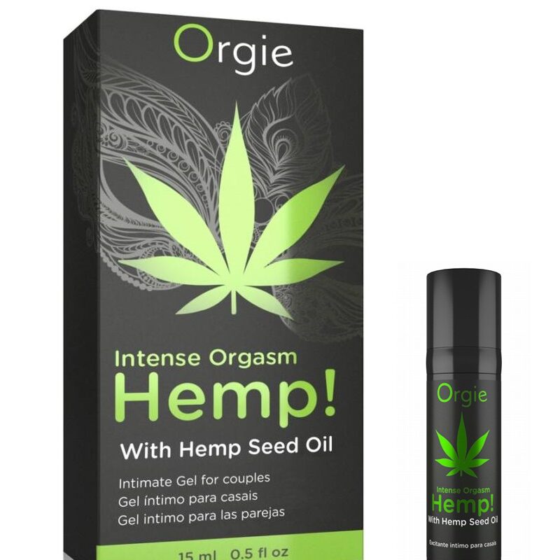 Orgie Hemp-stimuláló intim gél nőknek és férfiaknak,15ml.