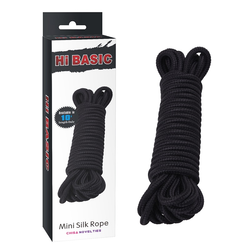 Mini silk rope-10m. fekete