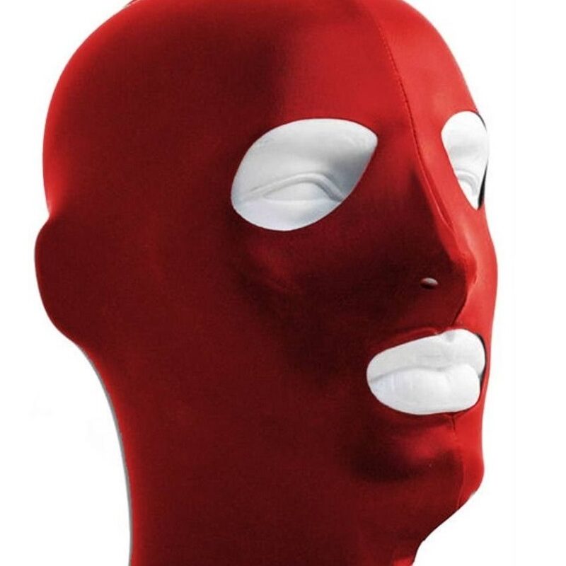 Datex Hood Eyes and Mouth Open-piros.
