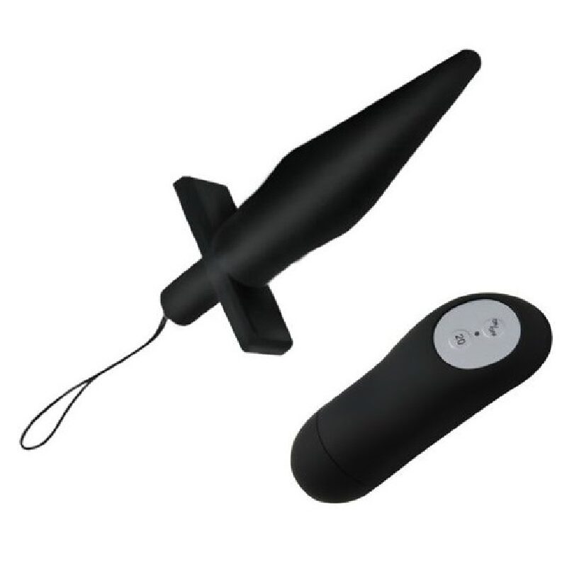 Távirányítós anál plug-20func.