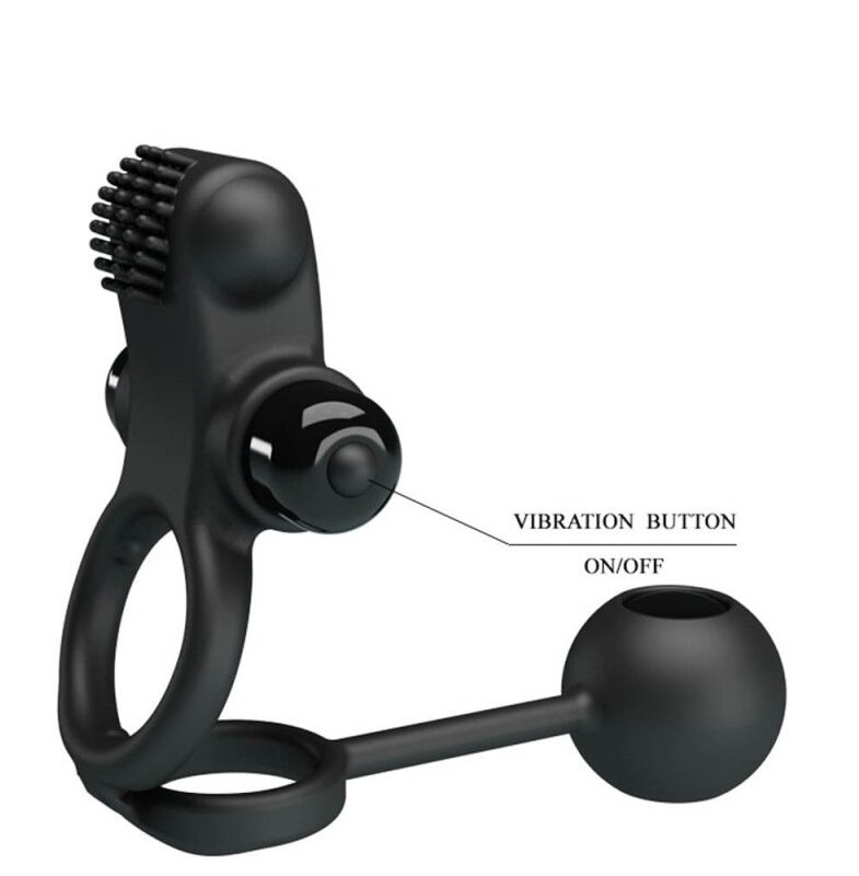 Pretty Vibration Penis Sleeve-szilikon.