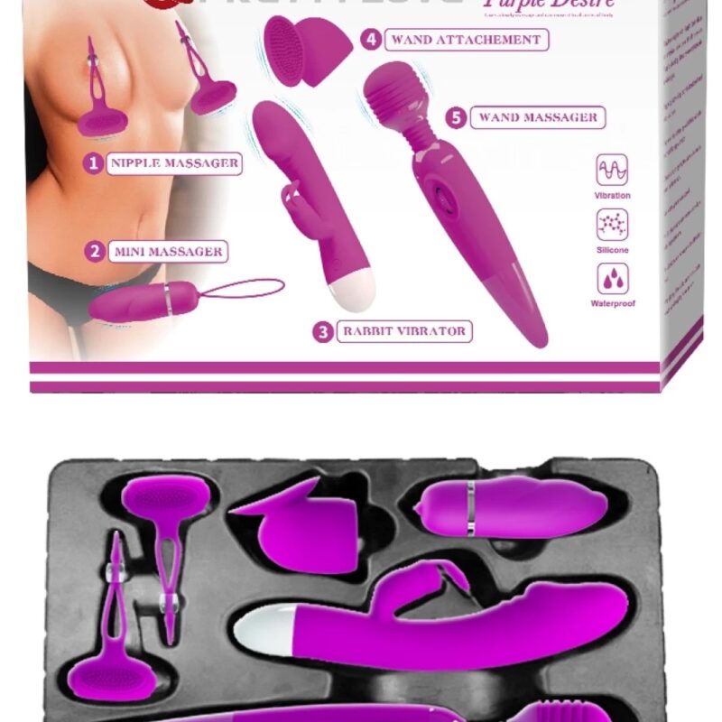 Pretty Purple Desire- vibrátor szett.