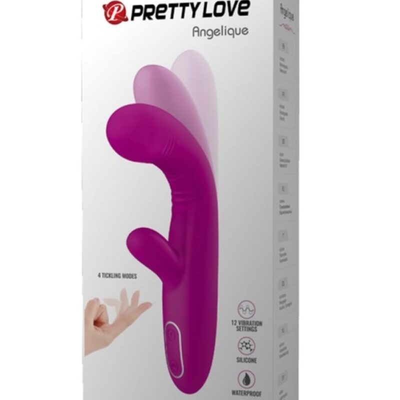 Pretty Angelique szilikon ujjazó vibrátor,akkus.