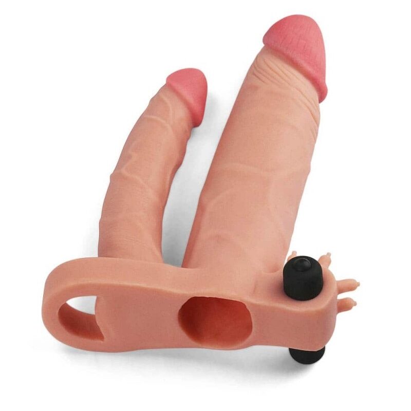 Double Penis Sleeve-vibrátoros.