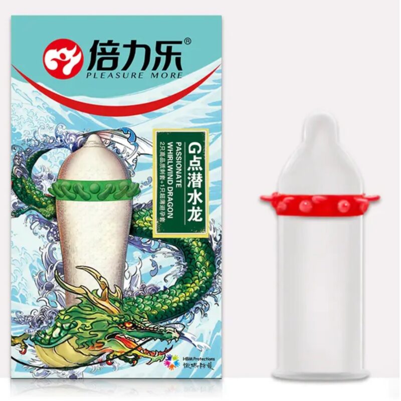 Passionate dragon condom ,2+1db.