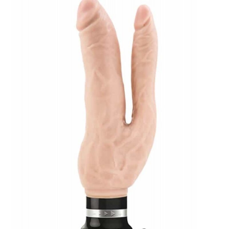 Mr. Skin Double Vibe Cock Beige.