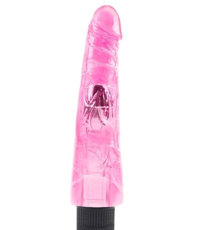 Hi-Rubber pink vibrátor-23cm. Pink