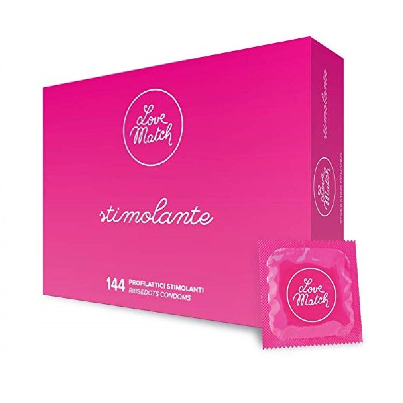 Love Match Stimolante redőzött óvszer-144db.