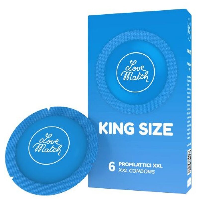 Love Match king size condoms,60mm -6db.
