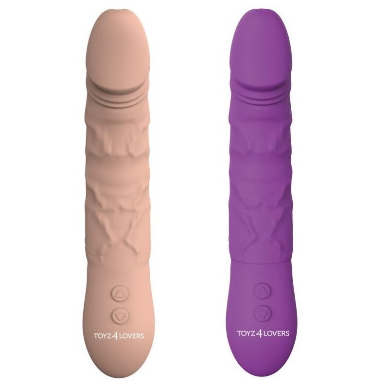 Elys forgófejes akkus szilikon vibrátor. test színű