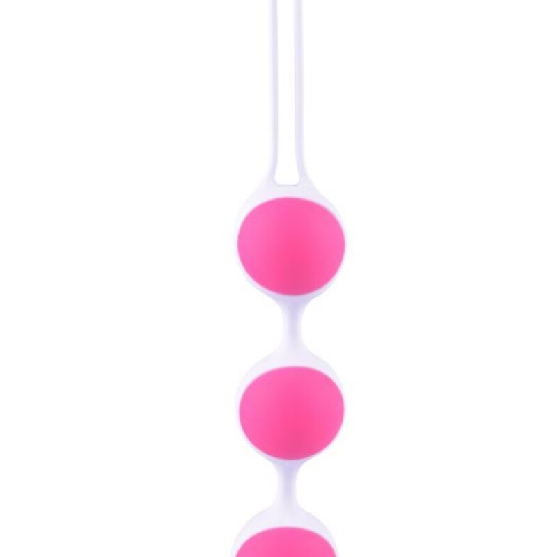 Vaginal silicone balls tri-balls.