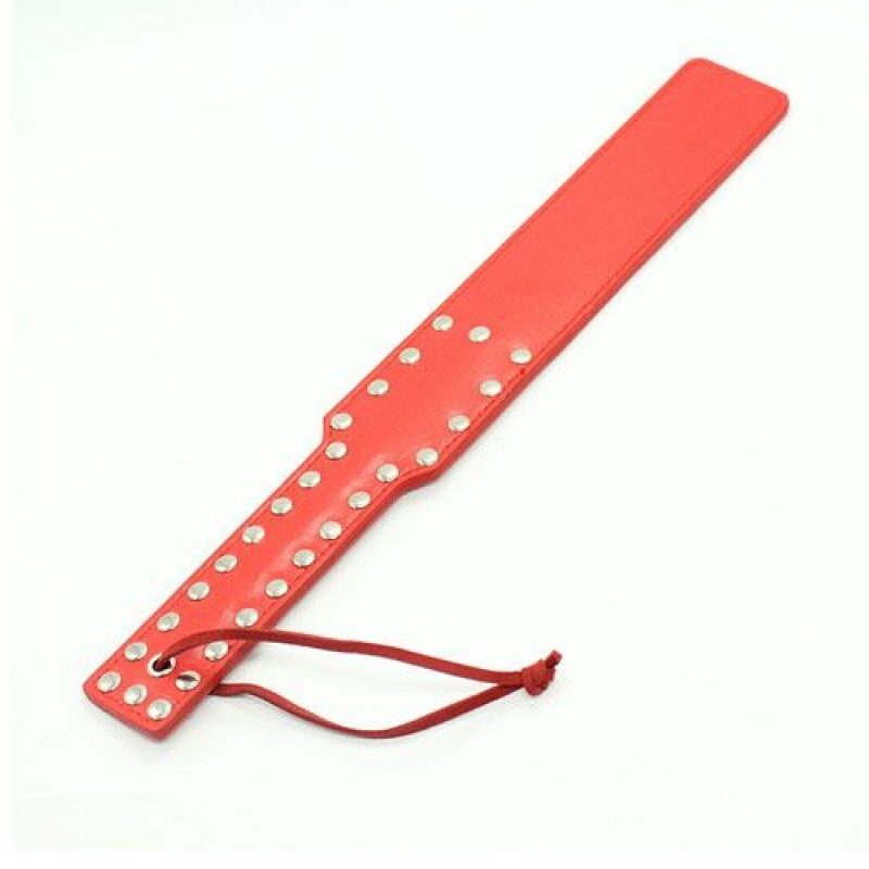 Hosszú piros paskoló-38cm.