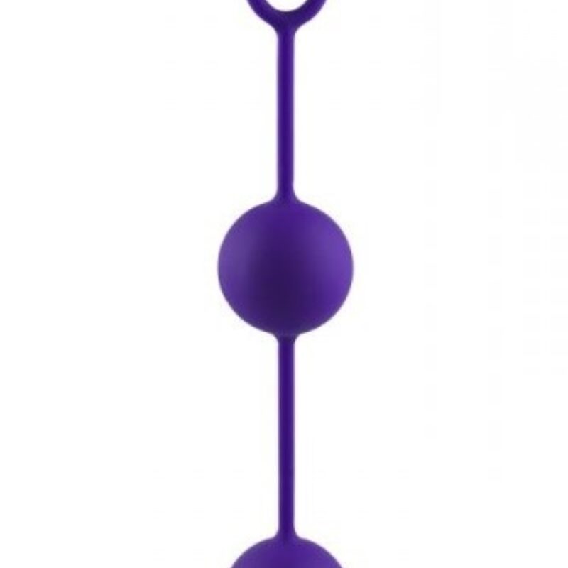 Lila szilikon gésa golyók.