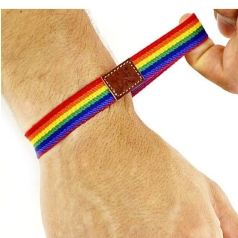 PRIDE fiú gumis karkötő.