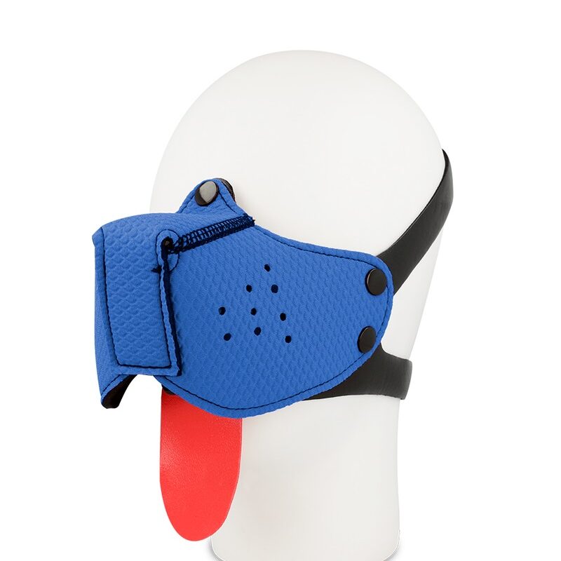 OHMAMA FETISH kutya arc maszk. Kék