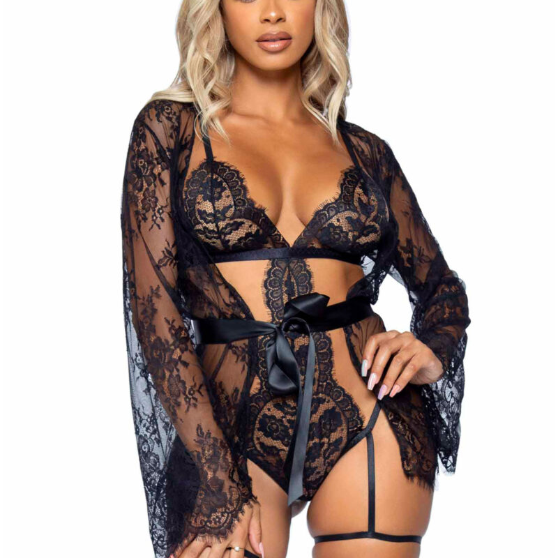 Csipkés ruha + kötény. Méret:S