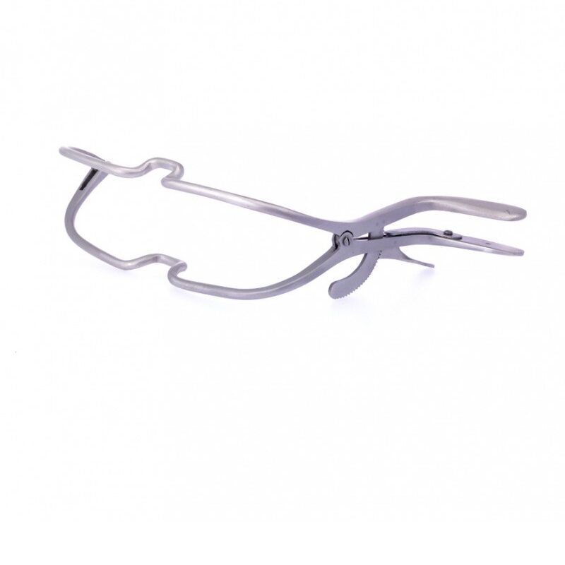 Rozsdamentes acél szájpecek.