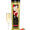 SHUNGA EROTIC MASSAGE OIL -STRAWBERRY WINE,240ml.