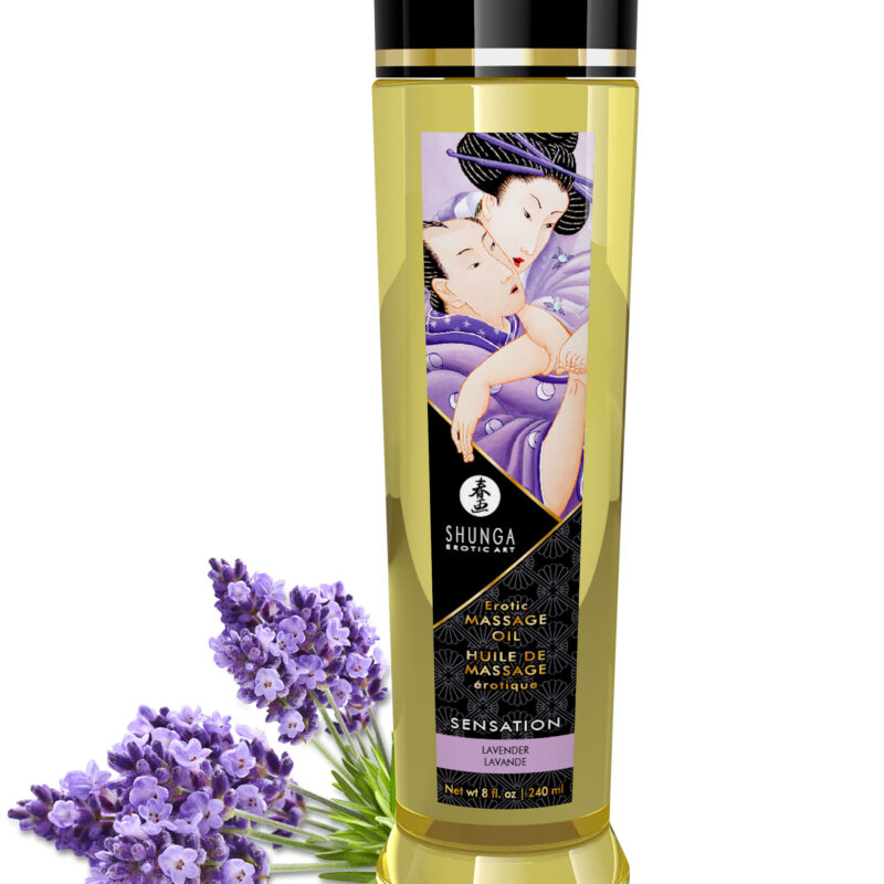 EROTIC MASSAGE OIL -LAVENDER,240ml.