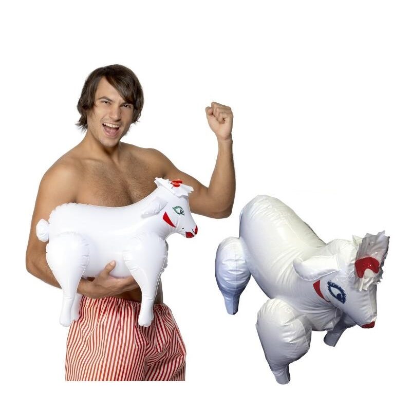 Felfújható kis bárány.
