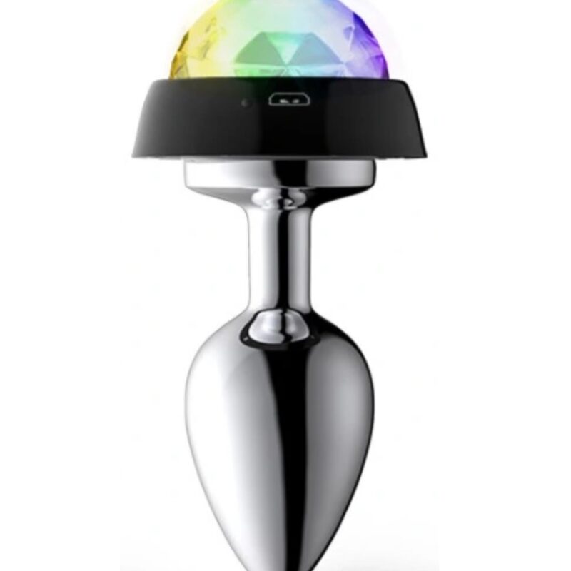 Led disco,világító anal plug medium,akkus.