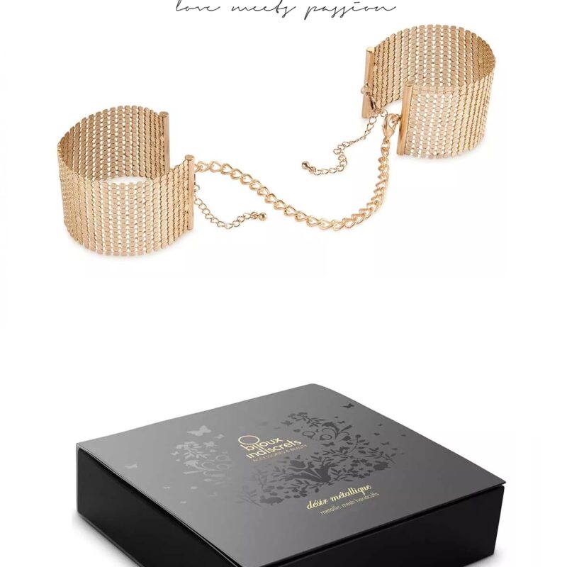 Desir Metallique Handcuffs Gold.