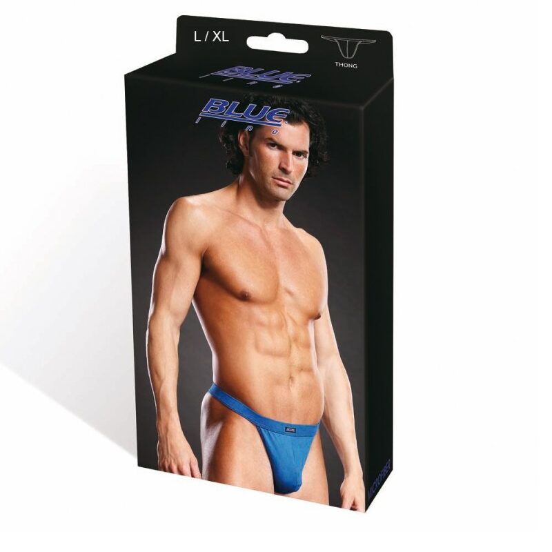 BLUE LINE Microfiber tanga. Méret:L/XL