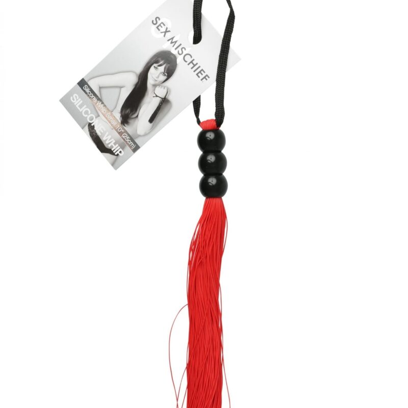 S&M - Small Rubber Whip Red.
