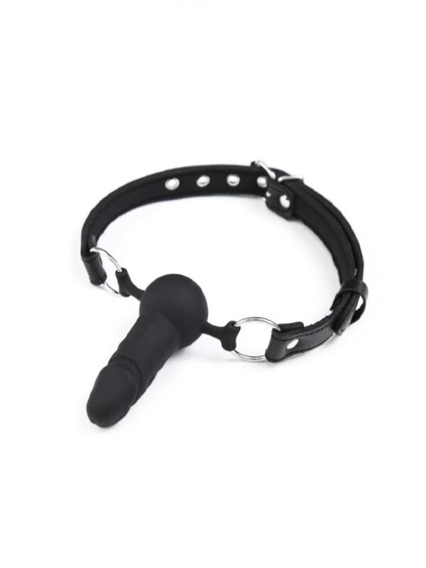 Delux szilikon szájpecek dildóval.