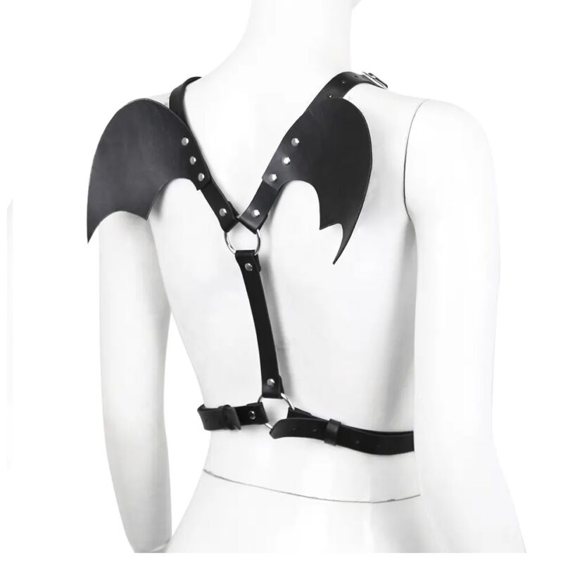 Fekete angyal női szíjruha.