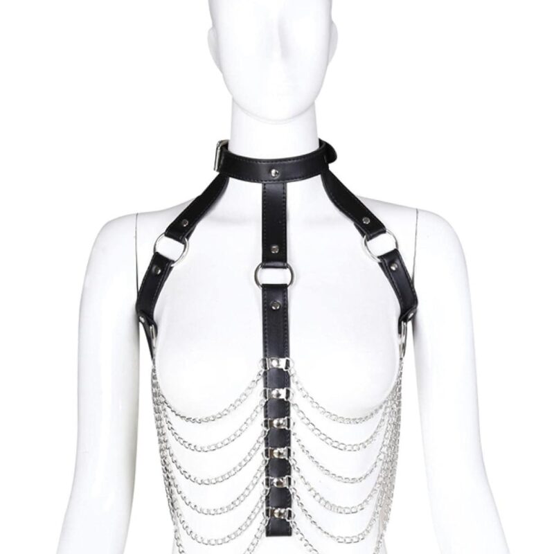 Timea női láncos harness. Méret:XS-XL