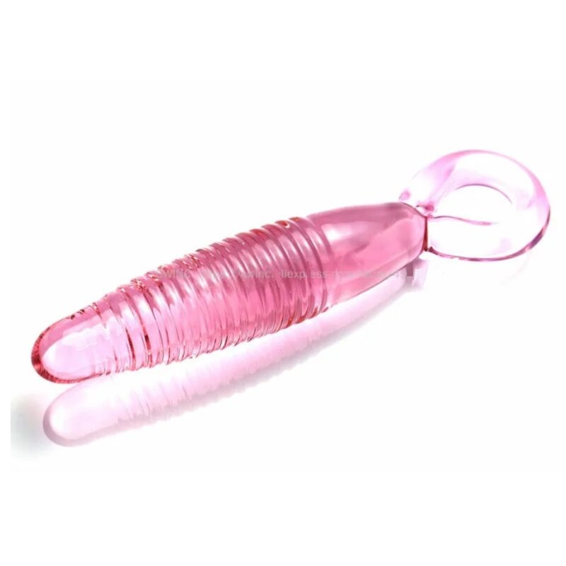 Azenith pink üveg anal plug-11cm. Pink